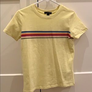 Yellow Colored Stripe Shirt